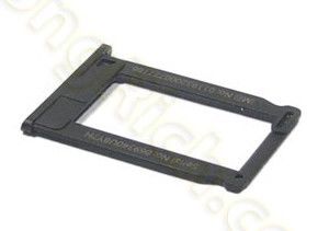 Black Apple Iphone Replacement Parts , iPhone 3G SIM Card Tray Holder Replacement Part